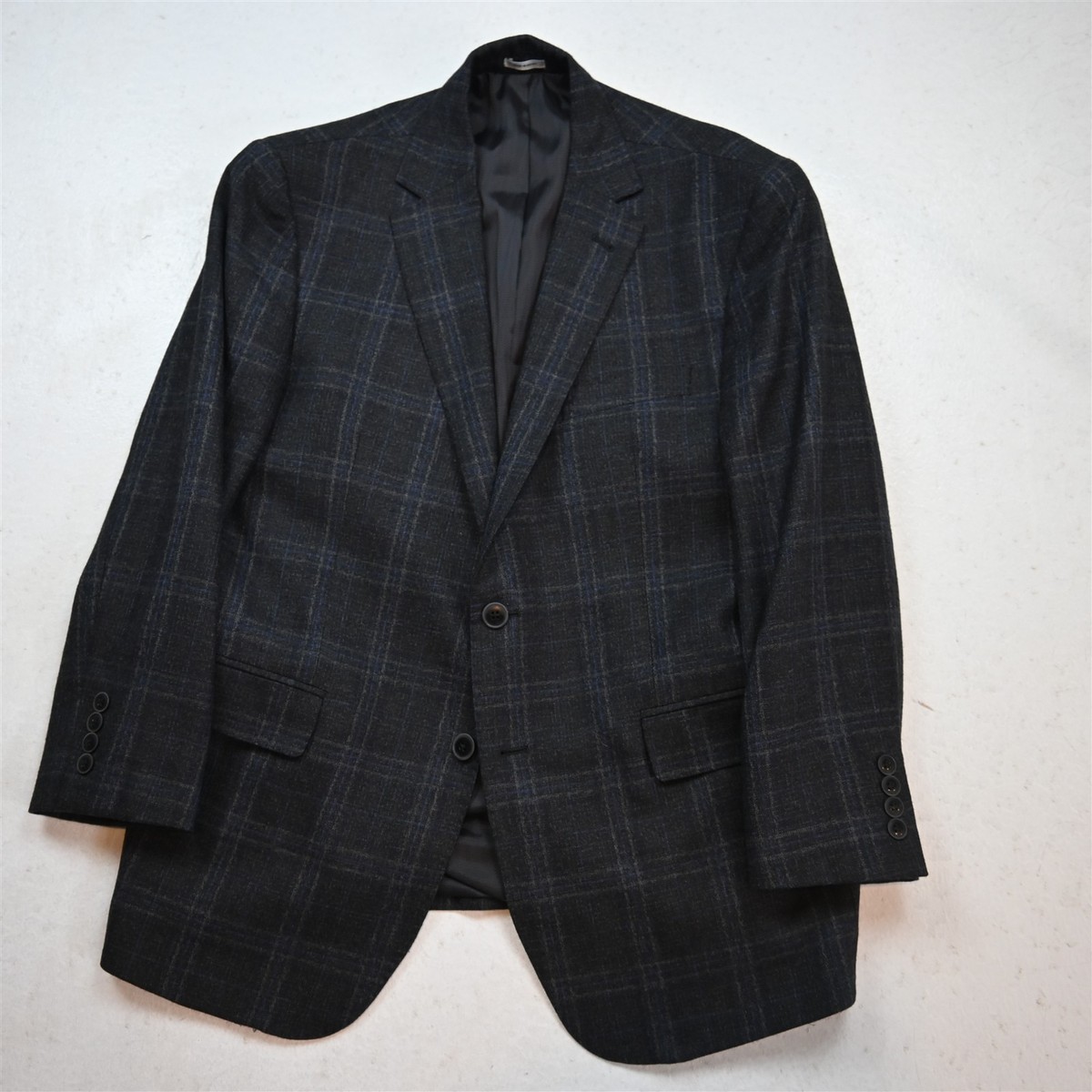 Joseph Abboud 42S Plaid Zignone Heritage Soft Shoulder Blazer