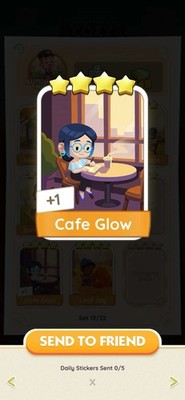 Cafe Glow-4 Star (set 13)Monopoly Go Superfast Delivery
