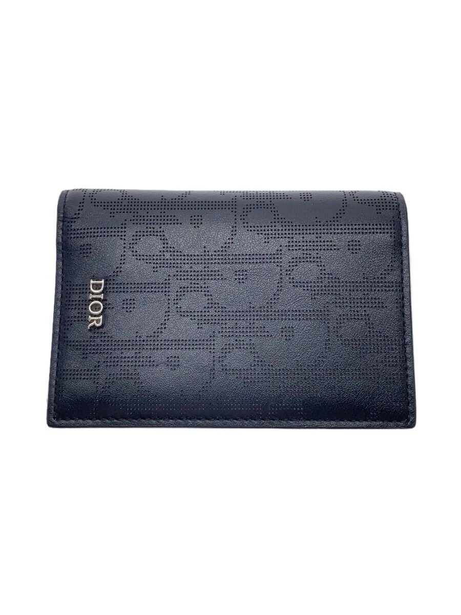 Étui à cartes Christian Dior cuir noir homme 12 BO 0263 occasion