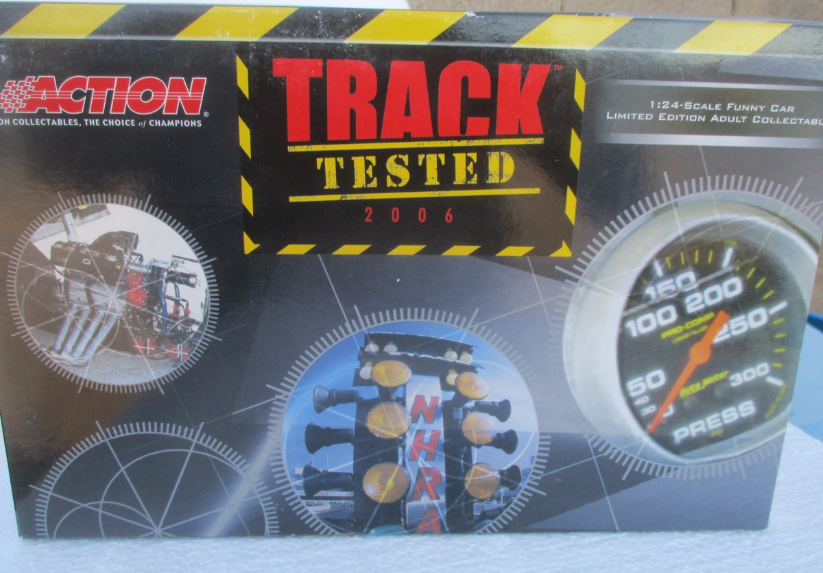 Action John Force Castrol GTX Track Tested 2005 Mustang Funny Car