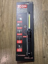 ICON 800 Lumen LED Rechargeable Magnetic Handheld Foldable Slim Bar Work Light