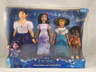 Disney Encanto 4 Doll Gift Set -Mirabel, Isabela, Luisa and Antonio - New - Image 1 of 4