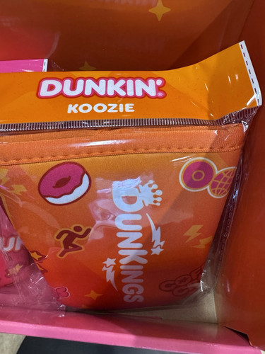 Super Bowl 2025 Limited Edition Dunkin Orange Dunkings Cup Koozie - Bild 1 von 2