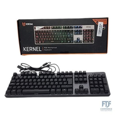 KROM KERNEL - Mechanische Gaming-Tastatur, 11 Multimedia-Tasten, RGB-LED-Beleuch