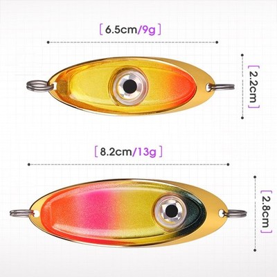 Water Activated Fisheye Light Bait for Fishing Lures 2PCS 9g and 13g Size
