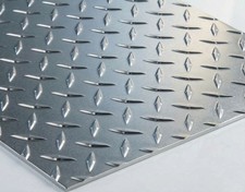  Pit Posse .125" Aluminum Diamond Plate Thread 1/8 Inch 3003 Alloy (24 x 18")