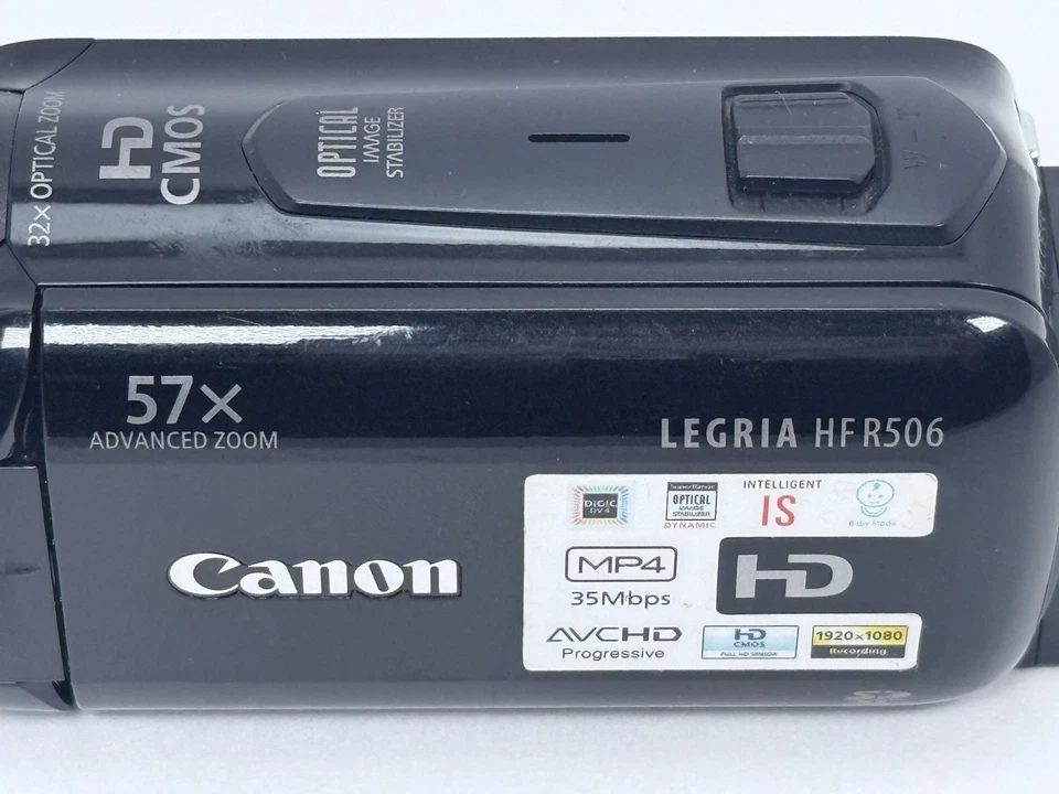Видеокамера портативная Canon Legria HF R506 высокой четкости черная 57-кратный зум MP4 - Изображение 3 из 4