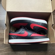Nike Mens Black/Red Colorblock Low Top Athlet...