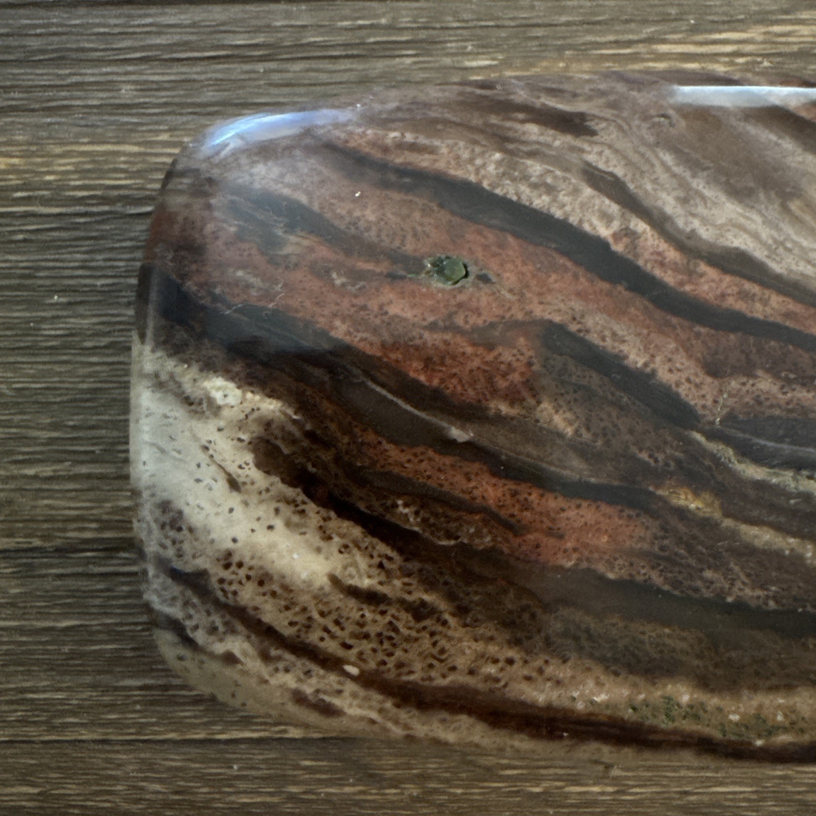 Large Polished Stone Rectangle Rounded Corner Bel… - image 4