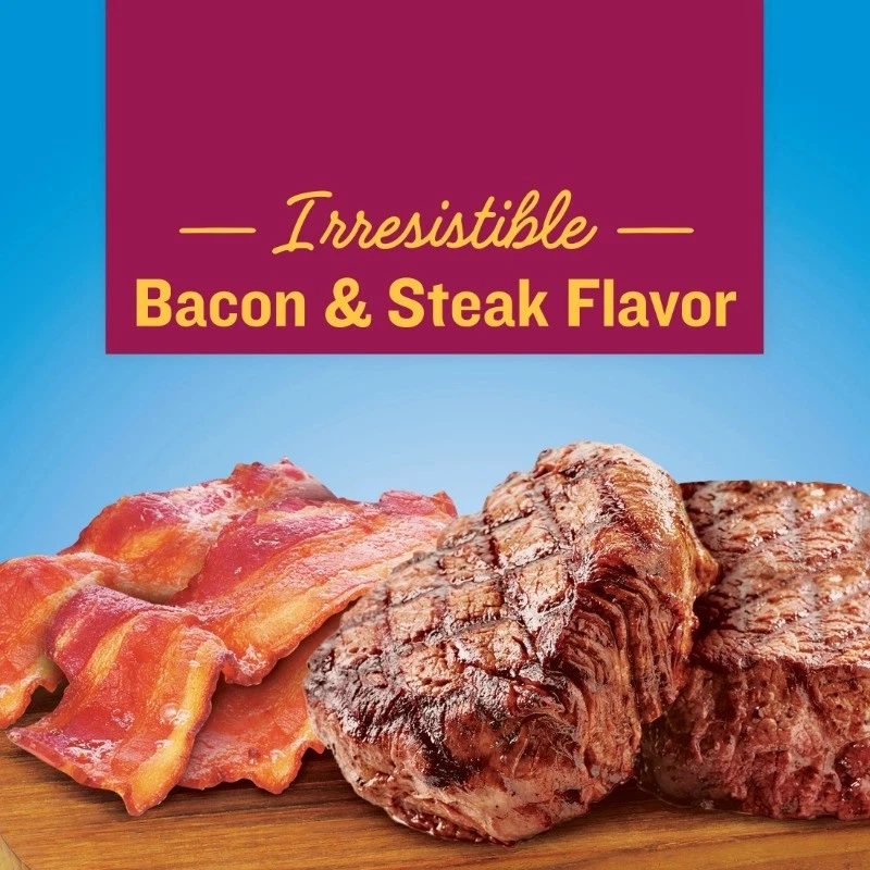 Kibbles ‘n Bits Mini Bits Raça Pequena Ração Seca Sabor Bacon e Bife Sabor - Imagem 3 de 4