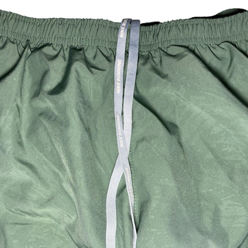 Nike Shorts Womens Size Medium Green Running Dri-fit Drawstring Active - Picture 2 of 4