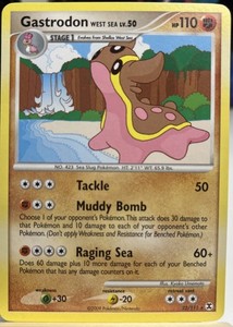 Gastrodon West Sea LV.50 22/111 Rare Rising Rivals Pokémon Card