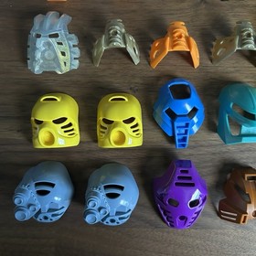 LEGO Bionicle Kanohi Mask Lot 30 Mask Includes EU Copper Huna