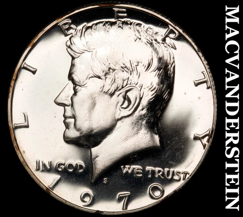 1970-S Kennedy Half Dollar- Silver Choice Gem Proof Luster No Reserve #i9651