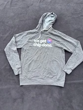 Facebook We Get Ship Done Pullover Hoodie Men’s L