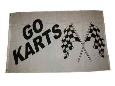 3x5 Advertising Go Karts Flag 3'x5' Banner Brass Grommets