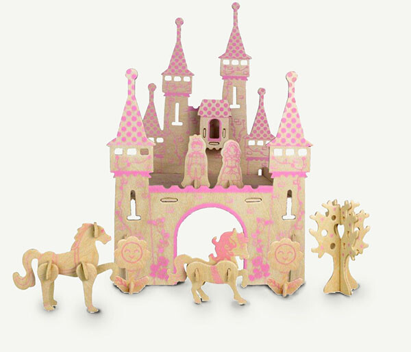 Quay Princess Castle Woodcraft Construction Kit FSC