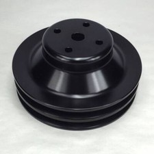 Pontiac 2 Groove Water Pump Pulley 1970 6 12 Dia. Black