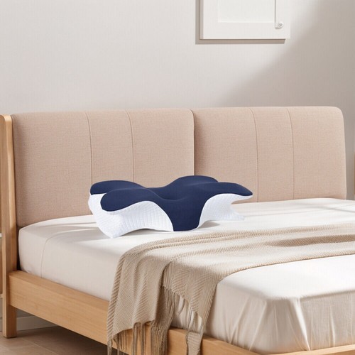 Cervical Memory Foam Pillow for Neck Pain Relief Ergonomic Neck Support Pillows - Picture 6 of 11
