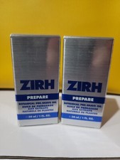 2-PACK ZIRH Prepare Pre-Shave Oil with Botanicals, 1 FL OZ NIB