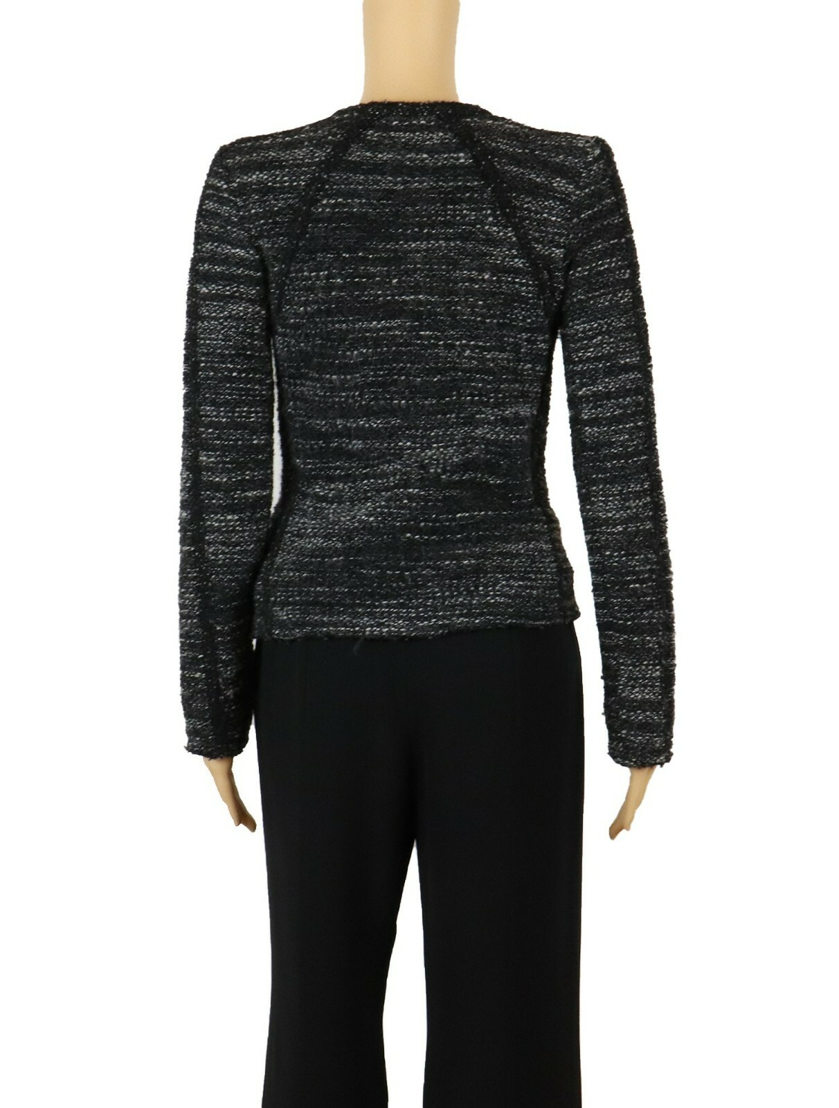 IRO Tweed Pattern Collarless Jacket - image 2