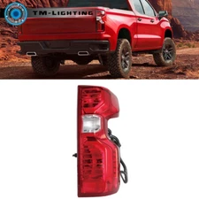Passenger Side For 2019 2020 2021 Chevy Silverado 1500 Incandescent Tail Light