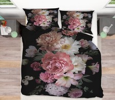 Copricuscino letto 3D rosa peonia KEQ2023 trapunta copriletto Luna