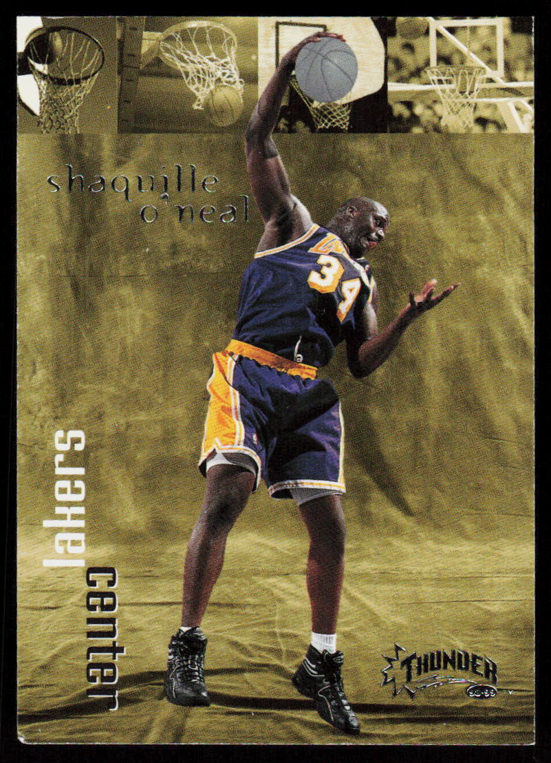 1998-99 SkyBox Thunder Shaquille O'Neal #118 BASKETBALL Los Angeles Lakers