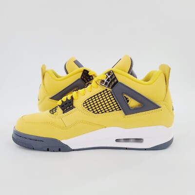 Nike Jordan 4 Retro Lightning Men's Size 9.5 Yellow