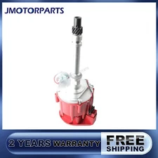 HEI Super Coil Distributor For Chevy SBC 305 350 400 Small Block Red Cap