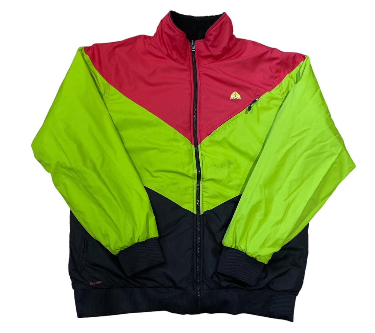 Nike ACG FW07 Reversible Nylon Panelled Deep Pile Fleece Nike ACG FW07 Reversible Nylon Panelled Deep Pile Fleece
