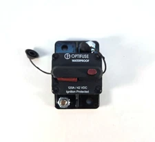 OPTIFUSE 153120 Auto Circuit Type III Manual Breaker 120A/42VDC