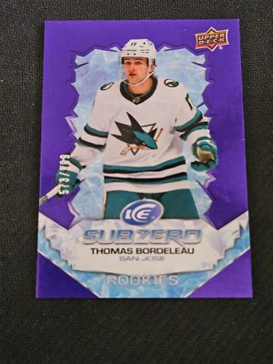 2022-23 Upper Deck Ice THOMAS BORDELEAU SZ-TB #ed 573/999 Rookie SUB ZERO RC