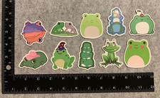 Lot of 10 Assorted Frog Stickers