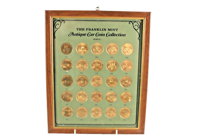 Franklin Mint Antique Car Coin Collection Series 1 Framed | eBay