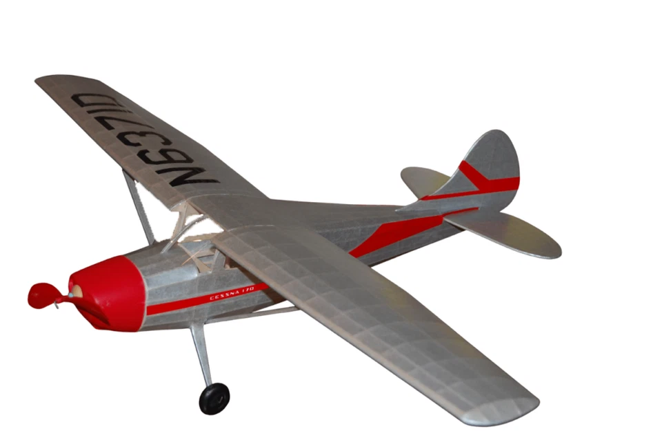 Guillow's Aereo Cessna 170 tagliato al laser Apertura Alare 60,96 cm Scala 1:18 - Immagine 2 di 4