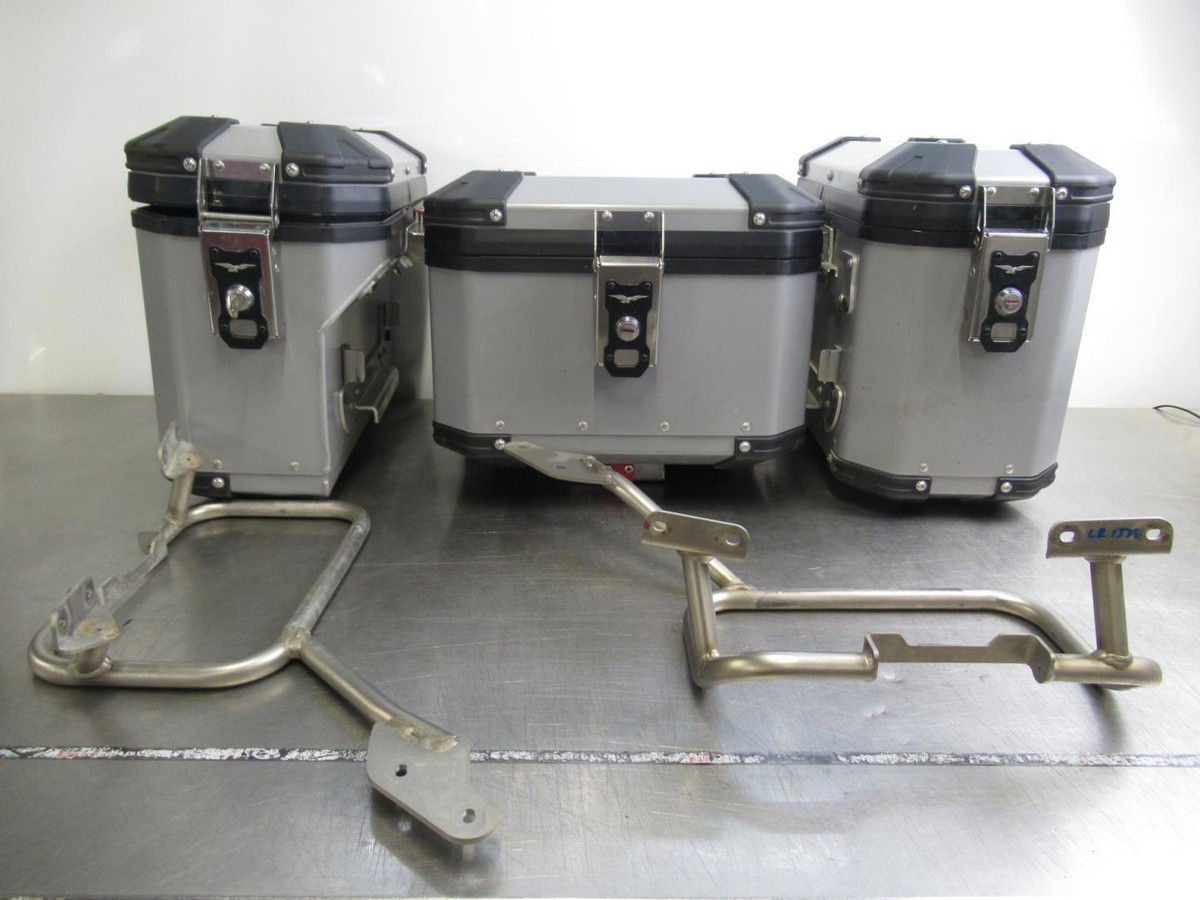 EB1338 2020 20 MOTO GUZZI V85 TT MYTECH TOP AND SIDE STORAGE BOXES