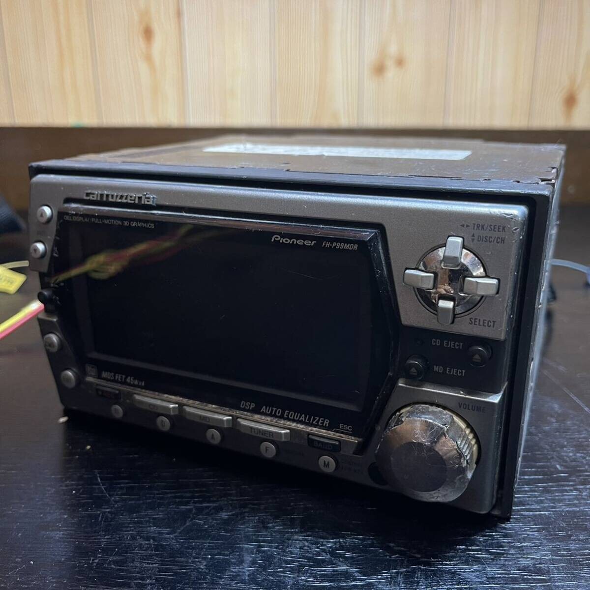 カロッツェリア FH-P99MDR ジャンク Pioneer Carrozzeria FH-P99MDR 2DIN CD/MD Player maintained