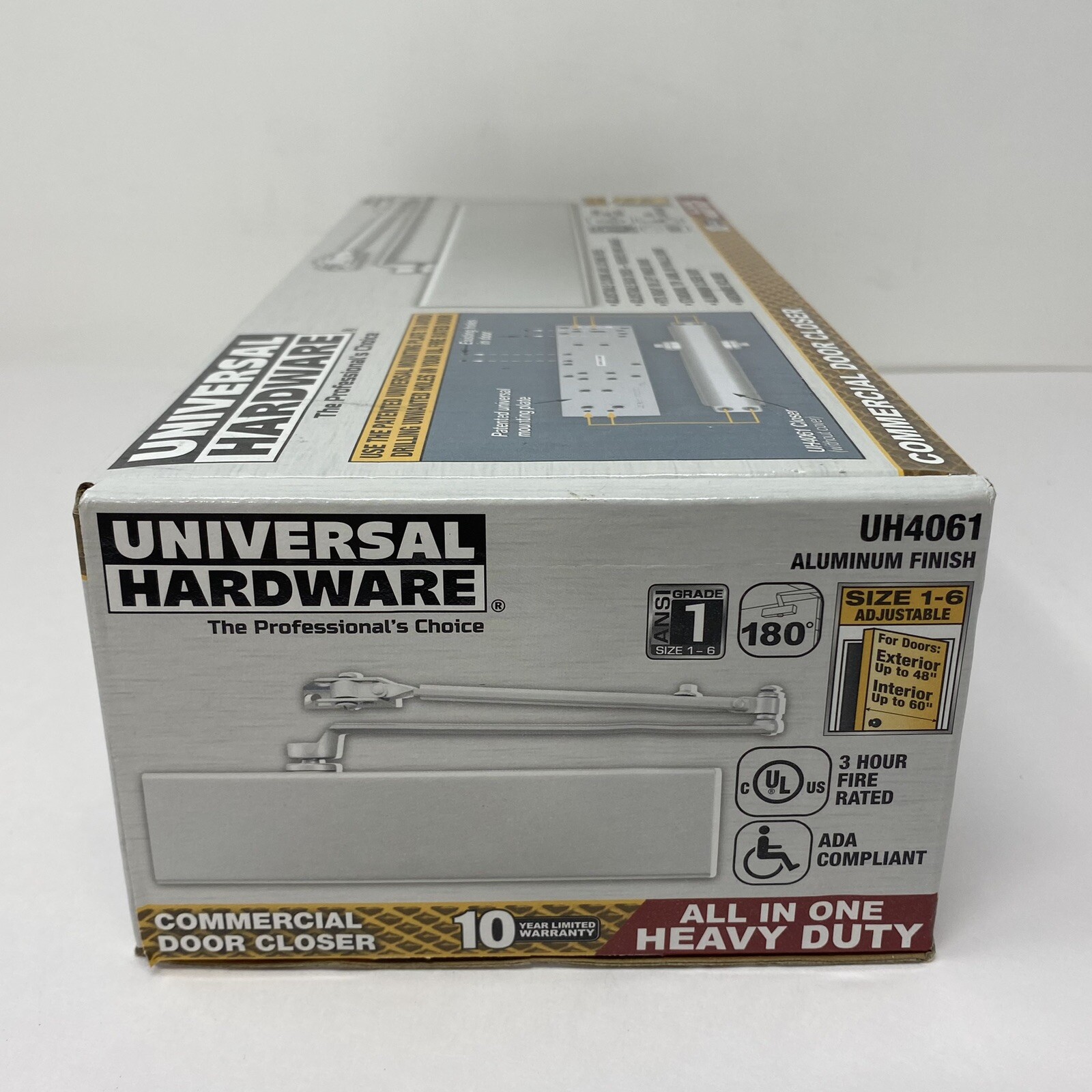 Universal Hardware HeavyDuty AllinOne Aluminum Commercial Door