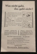 Original USA WW 2 Surrender Leaflet Dropped on German Troops Is Not Working !