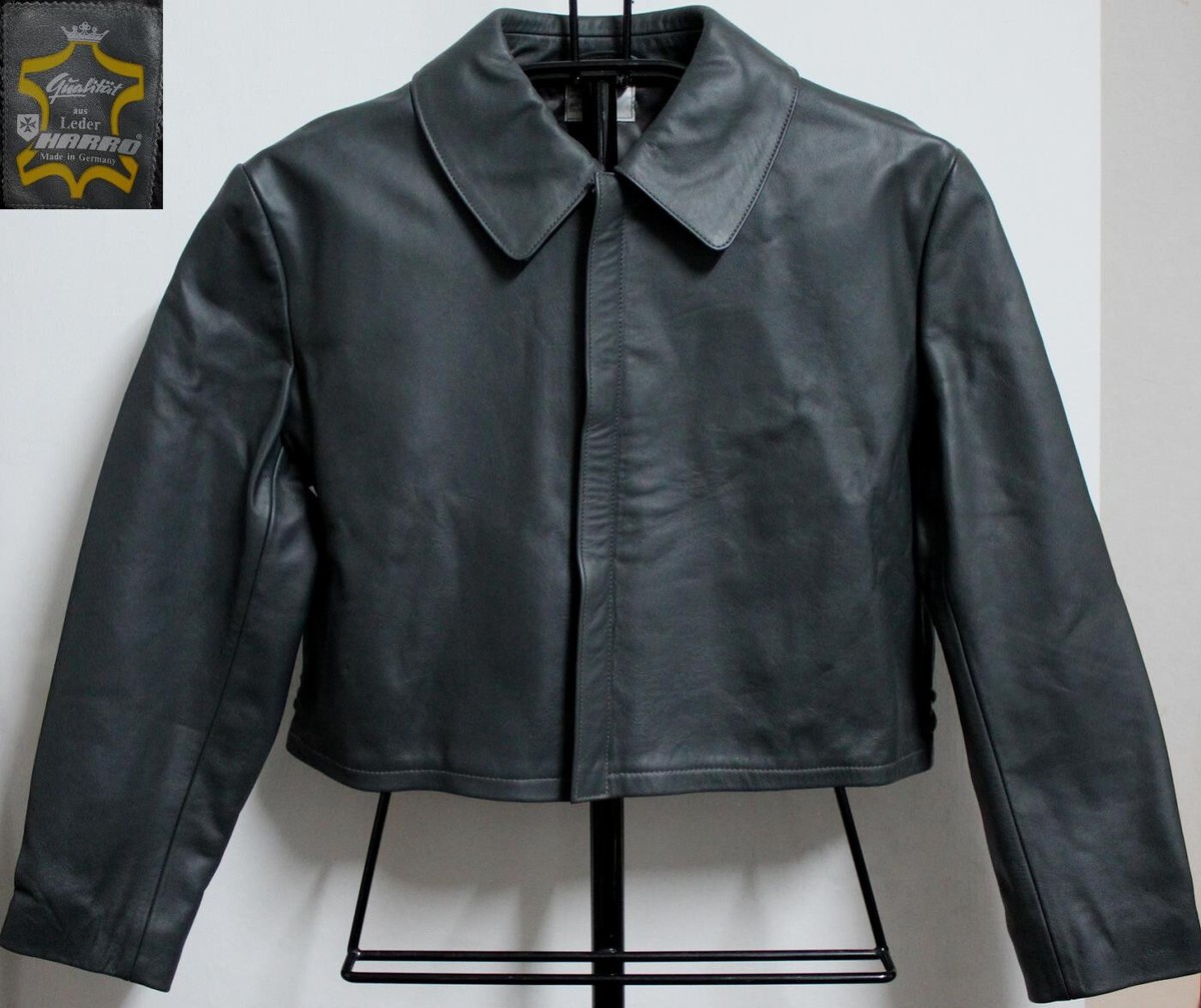 U-Boot Lederjacke GRAU (kurz !!!) Bund Bundeswehr Uboot Jacke