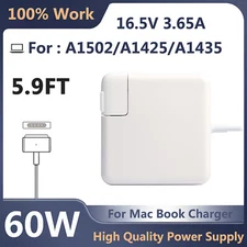 AC Adapter Laptop Charger For Apple 2013-2016 13" Macbook Pro A1502 Power Supply