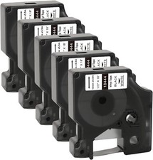 5Pk-Compctible DYMO Label cartridge A18444 for DYMO RHINO 6000 5200 5000 4200