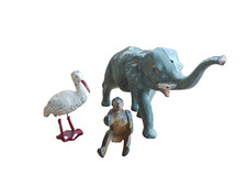 Johillco England Zoo hollow-cast lead animal figure's 1940s-50s era