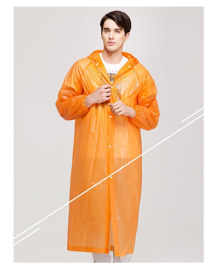 Eva Transparent Waterproof Fashionable Outdoor Rainwear