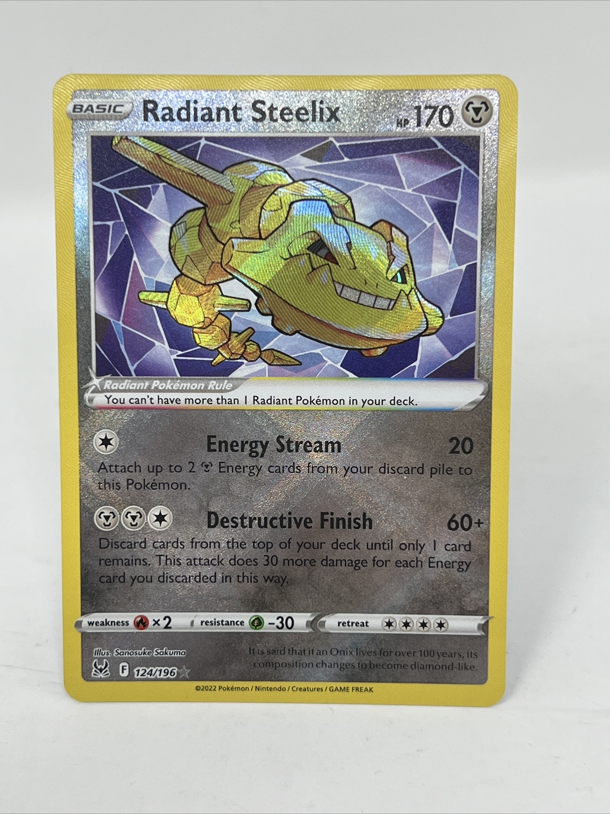 Radiant Steelix 124/196 - Lost Origin - Pokemon Tcg | Meses sin interés