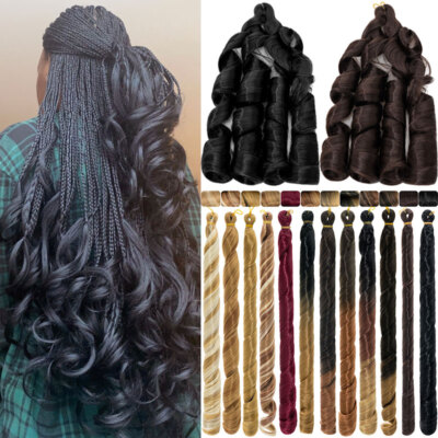 Thick Curly Braiding Hair Loose Wave French Curl Hair Extension For Black Women