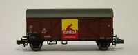 Brawa 67315 Gedeckter GüTerwagen Bauart Gms 35 „Erdal” Der Db, Ep.Iii , Neu/Ovp