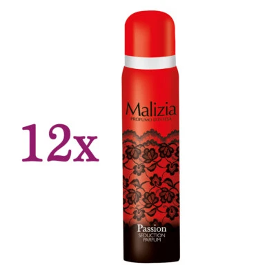 MALIZIA DONNA PASSION Deo 12x 100ml Body Spray deodorant