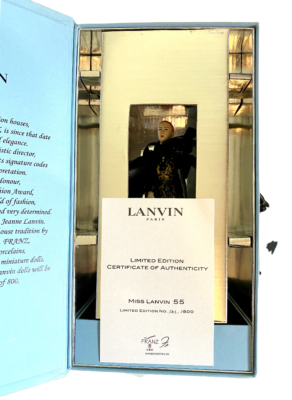 LANVIN PORCELAIN DOLL AUSI-MISS LANVIN 55 BRAND NEW ORIGINAL BOX